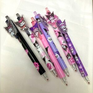 Kuromi gel pens set